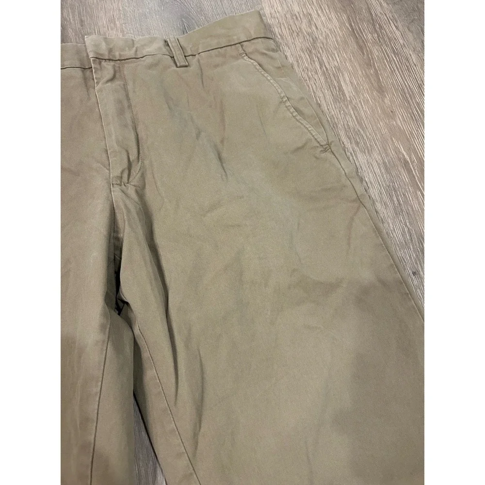 Banana Republic‎ Dawson Chino Mens 33x34 Khaki Tan Cotton Straight Leg Pants
